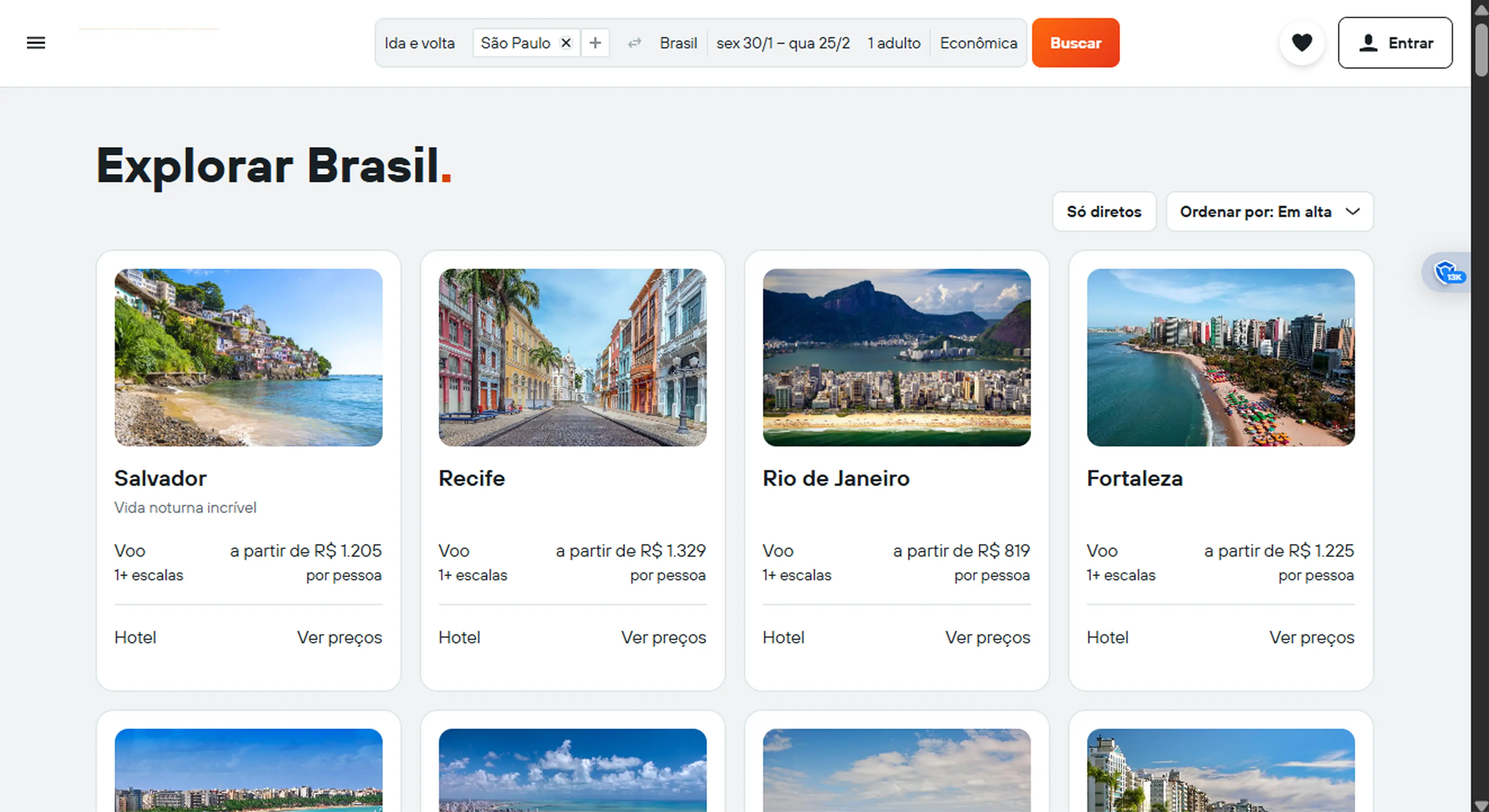 Passagem tarifada em buscadores genéricos - 1